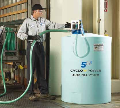 CYCLO POWER AUTO-FILL SYSTEM AUTO-FILL SYSTEM CYCLO POWER AUTO-FILL SYSTEM CYCLO POWER Industrial Cleaners meet the tough requirements of the metal machining industry.