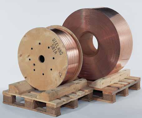 Traverse wound strip Traverse wound strip consists of coils which are welded together using the TIG process and then wound onto a drum or core.