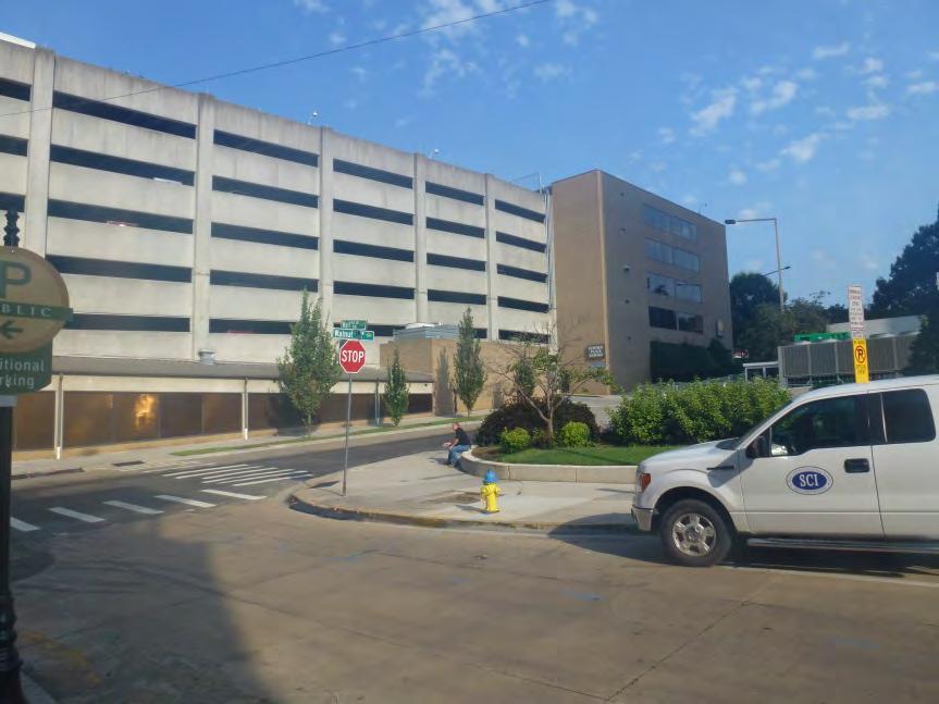Chapter 3 Affected Environment Figure 3-5. SPC Parking Garage and Tower (on right) from the corner of Walnut Street and Wall Avenue Figure 3-6.