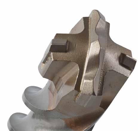 SDS-MAX Rotary Hammer Drills Part # Size X OAL Drilling Head Qty.