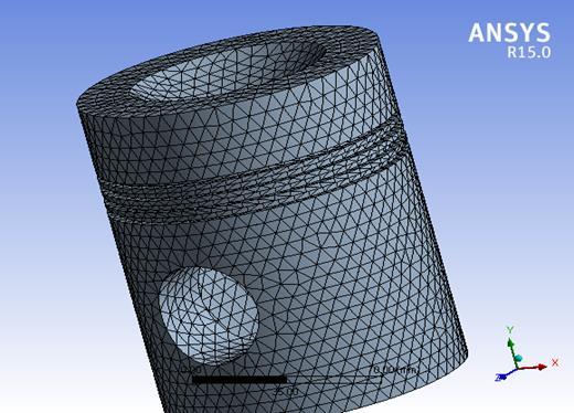 3 Creation of 3D models of piston using ANSYS Following are the sequence of steps in which the piston is modelled: Firstly, key points are generated.
