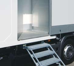 1 2 3 Lip seal (two of four fins) Customs seal Roof 4 5 6 Rear access ladder Door leaves can be pivoted through 270