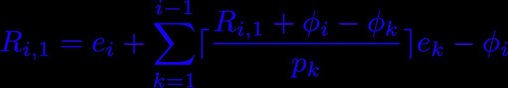During [φ k, φ i +R i, ] a total of R i, + φ i - φ k / p k jobs of k become ready for execution.