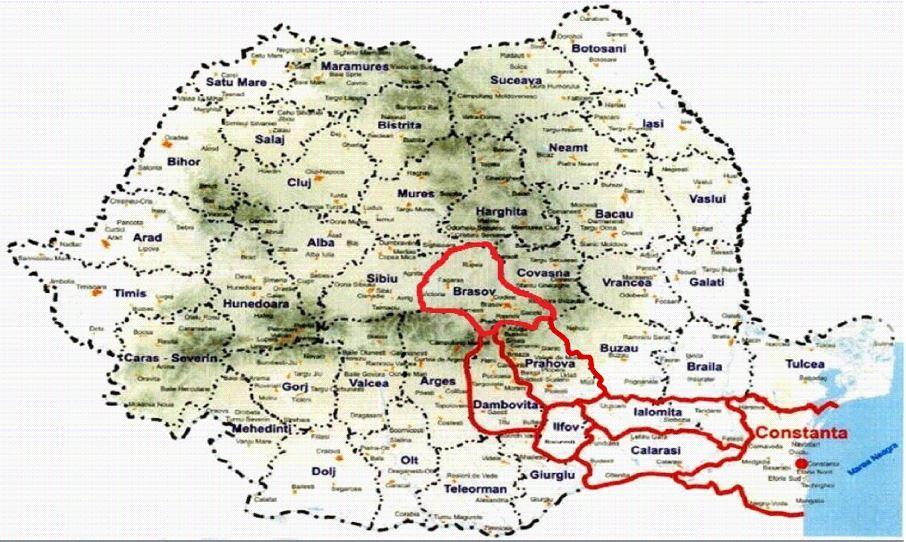 Operation area (7 counties) The largest regional operator in Romania in the public water supply and sewerage sector; Founding member of the Romanian Water Association and also the only company