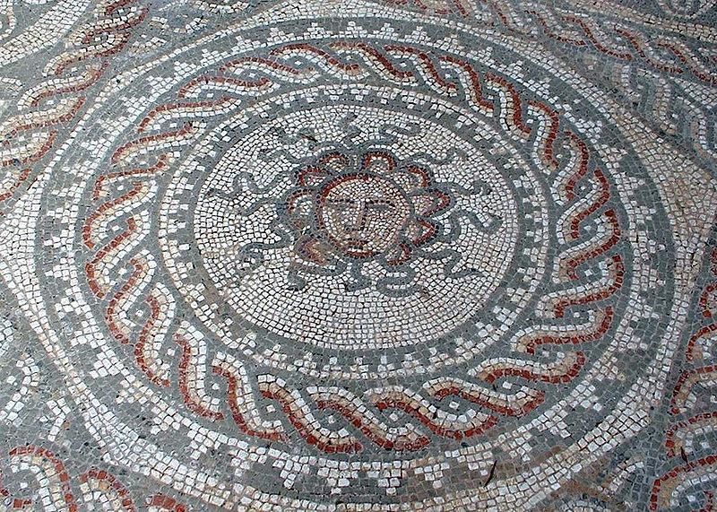 It really is worth putting all those pieces together Medusa mosaic, Bignor
