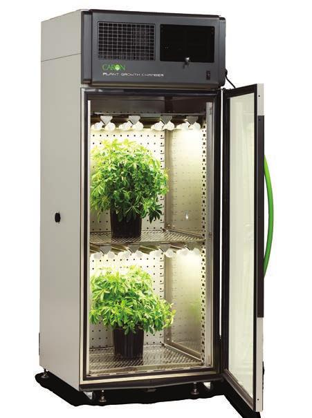 This design maximizes the growth area and space for plants, while also minimizing the chamber s footprint in your laboratory. The Model 6320 and Model 6340 offer two tiers of shelving.