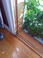 Hallway, living and rumpus - Findings and Recommendations Repair Recommended Windows Minor water damage to window sills and bottom of