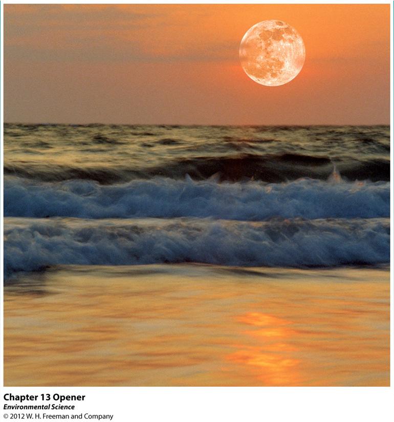 Achieving Energy Sustainability Moon Power More commonly known as Tidal Energy Uses the moon s gravitational force which interacts with Earth s to create tides twice a day near coastlines and near