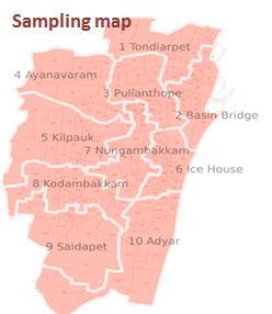 Approach and methodology: Survey was conducted across the city of Chennai among domestic and commercial consumers Stratified random sampling in Chennai Covering Chennai North, West, South and Central