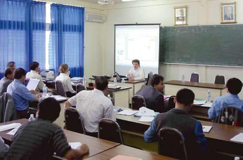 Train the trainer: PV course in Laos. Asian partners and lead-managed by the German Society for Solar Energy (DGS).
