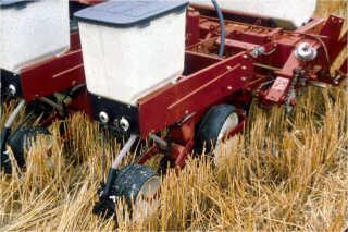 special planting techniques to reduce or eliminate secondary tillage operations.