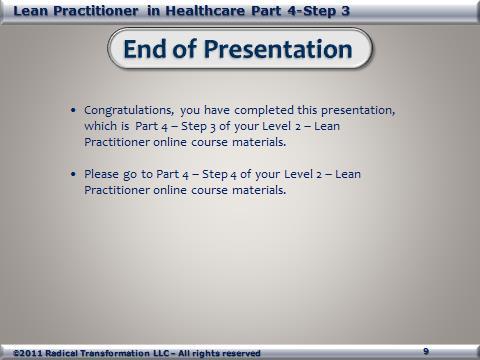 End of Presentation.