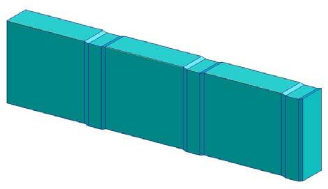 Panel edge Steel face a/2 Foam core Model width b/2 (a) Model (b) Buckle Shape Figure 5.