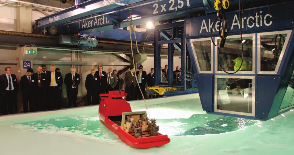 4 NEWS LNG Unlimited 6 March 2014 Aker Arctic designing for ice-breaking LNG tanker surge Finnish Aker Arctic is introducing its LNG tanker engineering services as the developer behind the