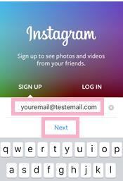 ) Step 2: Tap the Instagram icon once app has been downloaded to your device to