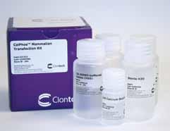 P L A S M I D T R A N S F E C T I O N R E A G E N T S Adult Stem Cell Transfection Reagent Higher efficiency than the leading competitors Up to 67% transfection efficiency in human mesenchymal stem