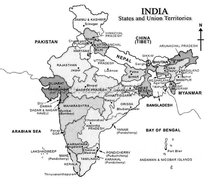 16-Deb Roy.qxd 02-10-2002 20:07 Pagina 310 A. Deb Roy & T. Shah Figure 1. Political map of India (http://www.mapsofindia.com). 4.