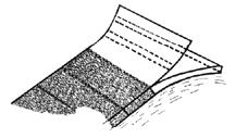 selvedge wire. Mattress units should be placed in proper position so that movement of rock fill inside the cage -- due to gravity or flowing current -- is minimal.