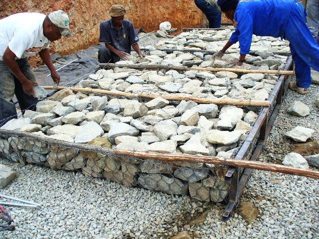 15.3.2 Good Practices The monitoring staff should pay special attention to the following: 15.3.2.1 Gabion boxes and mattresses (a) (b) (c) The proper technique for erecting gabion boxes and mattresses are clearly shown on the appropriate standard drawings and should be studied.