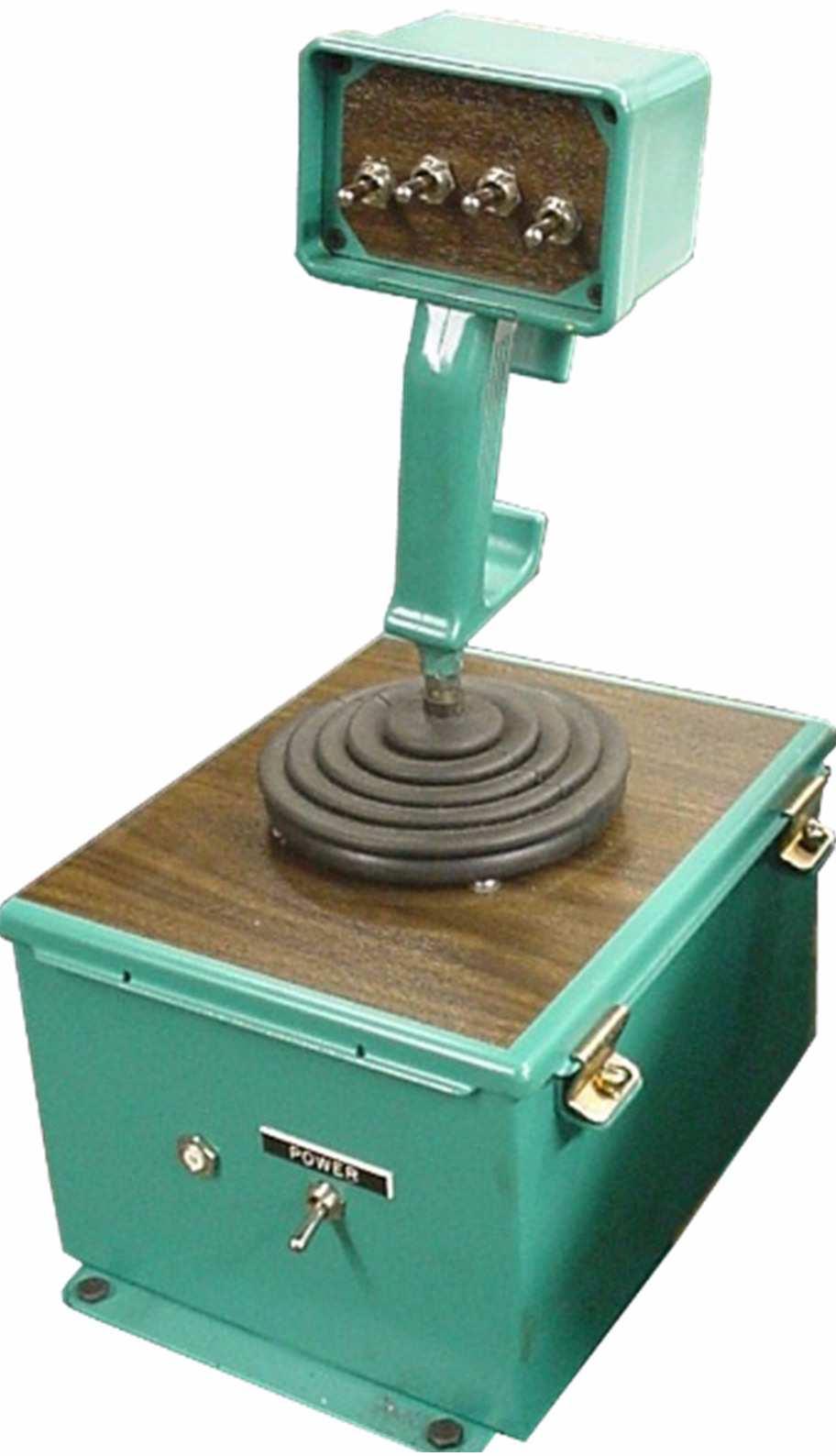HELLE LOG TURNER JOYSTICK In response to customer requests, we developed an electrical joystick control package for the HELLE Log Turners.