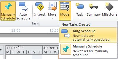 Working with Auto-Scheduled Tasks Durations When you enter a task in Microsoft Project, you can also enter the duration of the task. The duration is the time needed to complete that task.