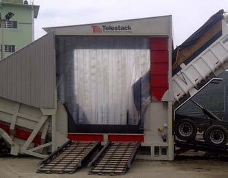 Options Telestack Truck Unloaders are