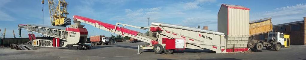 Page 8 Mobile Truck Unloader feeding a Radial
