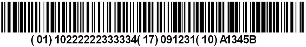 GS1 Standards Nomenclature GTIN (Global Trade Item Number) Expiry Date Lot Number GTIN = Global Trade Item Number (Product Identifier e.g., U.P.C.