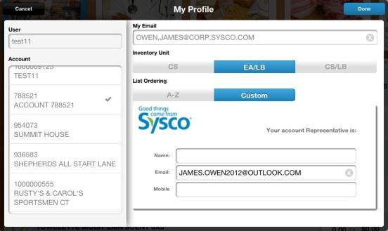 features at a glance Let s look at some features that make Sysco Counts easy to use.