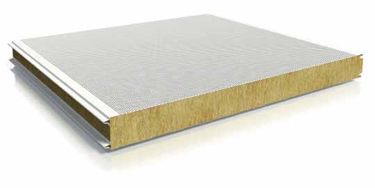 04 ROMA quick-assembly panel, types FP and FP+ Acoustic panel for indoor applications Surface profiles profiled, smooth and perforated plate are available.