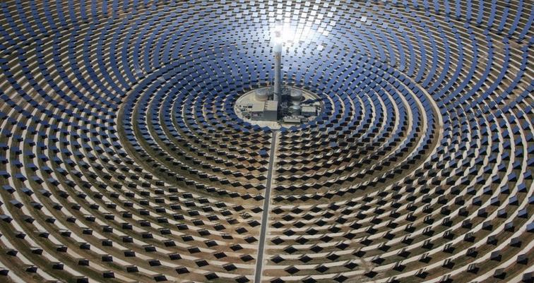 Concentrated Solar Power using tower Capacity 150 MW Gross