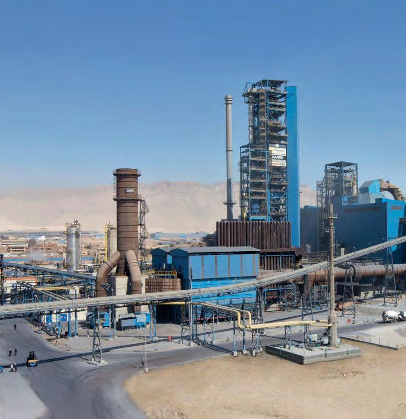 Suez Steel, Egypt. Energiron ZR (without external reformer) DR plant for production of 1.