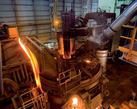 Energiron and steelmaking plant integration Wide technology and field experience in DRI and electric steelmaking lead to the most efficient technical solutions for a competitive high quality liquid