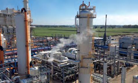 The CO2 absorption system not only captures the CO2, but also the sulphur, whenever present in the process gas stream, reducing the overall SO2 emission from the plant by around 99%.