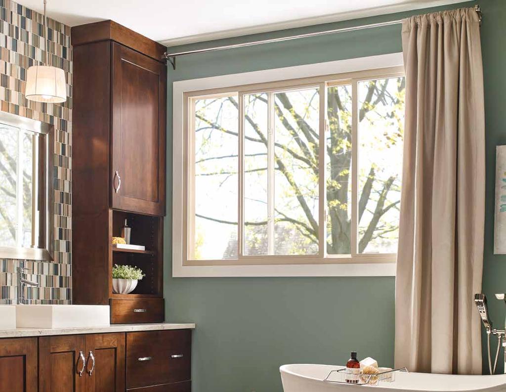 Sliding Windows Sliding Windows For a more modern look, frame your views and brighten up your rooms with our sliding windows.