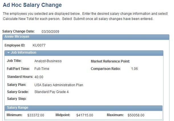 Chapter 9 Changing Employee Salaries When No
