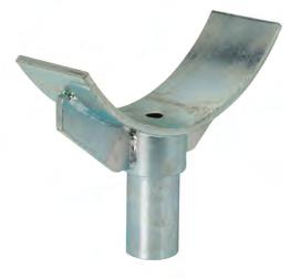 Pipe Supports, Guides, Shields & Saddles Supports, Guides, Shields & Saddles 3095 - Pipe Saddle Support Size Range: 1 1 2" (40mm) thru 36" (900mm) pipe Material: Steel Function: Designed to support