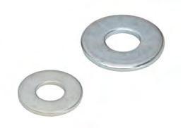 Threaded ccessories FW - Flat Washer Size Range: 1 /4"-20 thru 1"-8 rods Material: Steel Finish: Plain or Electro-Galvanized. Contact customer service for alternative finishes and materials.