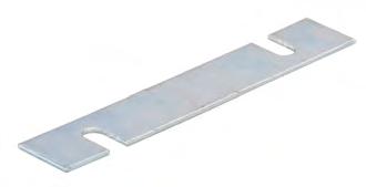 DUR-LOK Rooftop Supports DUR-LOK Rooftop Supports CLDP10 - Load Distribution Plate Steel Plate with Slots Dimensions - 1 5 /8 (41mm) Wide x 6 1 /2 (65mm) Long Material - 11 Ga. steel (3.