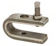 eam Clamps TOLCO Fig. 67SS - Stainless Steel Reversible C-Type eam Clamp 3 /4 (19.0mm) Throat Opening TOLCO Fig.