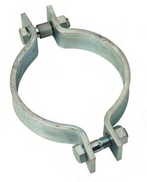 Pipe Clamps 3142 - Heavy Duty Pipe Clamp Size Range: 3" (80mm) thru 24" (600mm) pipe Material: Steel Function: Recommended for the suspension of heavy-duty pipe lines.