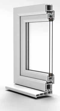 Tilt and Turn windows made with Optima s slim, but strong, profiles offer the minimalist appearance combined with the advanced all-round locking of highly-secure frames.