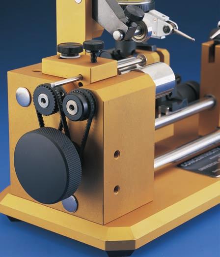 This gage system utilizes four simple features: 1) Adjustable multi-position top arm yoke assembly offers a variety of