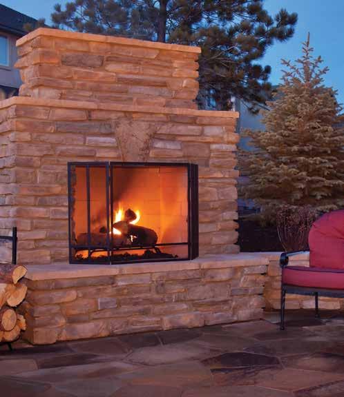 SIZE OF THE FIREPLACE Once the design option has been determined for your fireplace, careful consideration should be given to the size best suited to the room in which it is located.