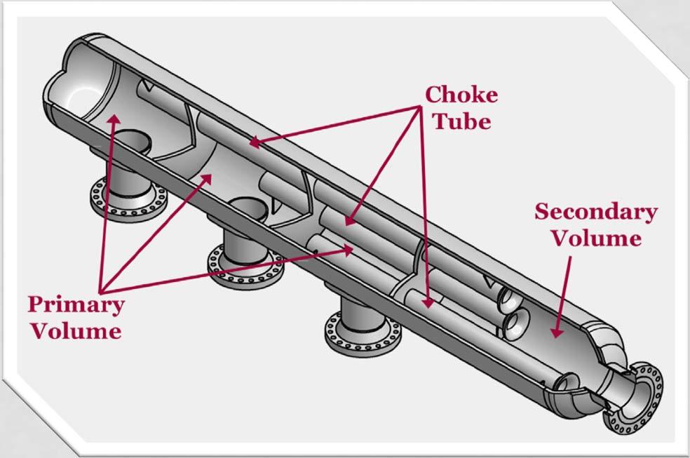 SUGGESTED MODIFICATIONS Option 1 Orifice installation in discharge cylinder nozzle Rerouting of discharge piping Implementation of more rigid piping restraints De-coupling of cylinder supports Option