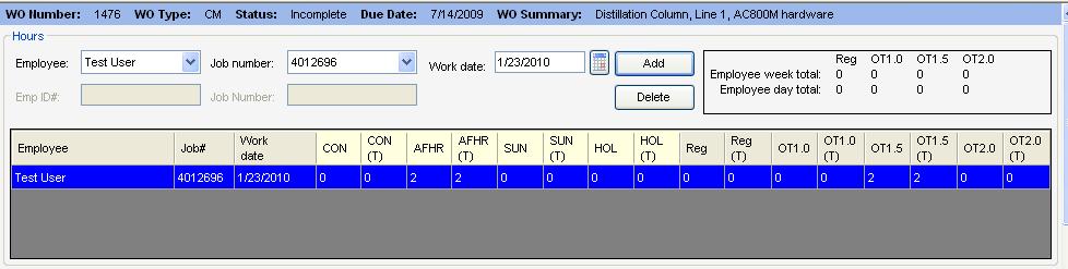 During the editing of a work order, the system will not allow the selection of another work order in the work order grid.