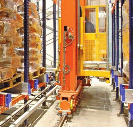 Stacker Cranes for Pallets Position measurement systems When measuring the exact position of each axis, the most suitable