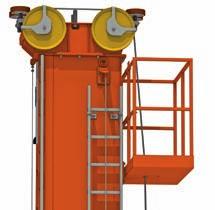SAFETY EQUIPMENT frame. An optional heated cabin, in an elevator or on the lifting frame, is mounted on stacker cranes operating in extreme temperature conditions.