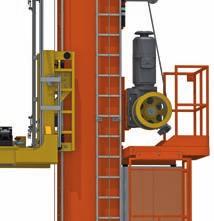maintenance operations as simply as possible. Stacker Cranes for Pallets Certified electronic control with safety brake, preventing contact with the aisle end buffer.
