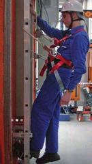 Safety equipment on board Ladders with hinged landings. Magnetothermic protection in the electric boxes against over-currents and over-voltage.